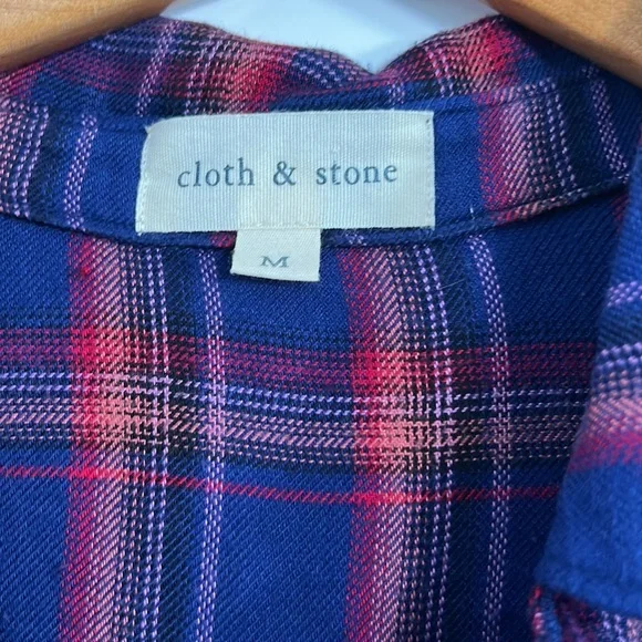 Cloth & Stone plaid shirt - Picture 2 of 3